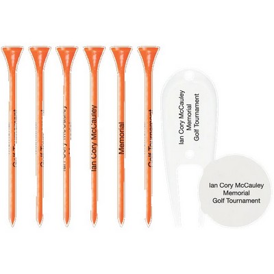 6 Plus Golf Tees/1 Dvf/1 Pwn