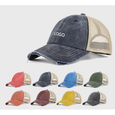 6 Panel Mesh Trucker Cap