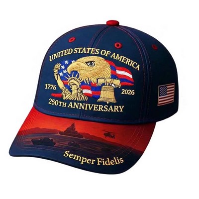 Structured 6 Panel Custom Cap